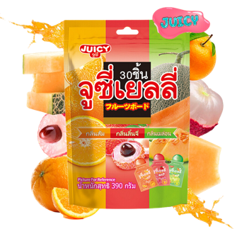 JUICY Orange, Lychee & Melon Flavor
